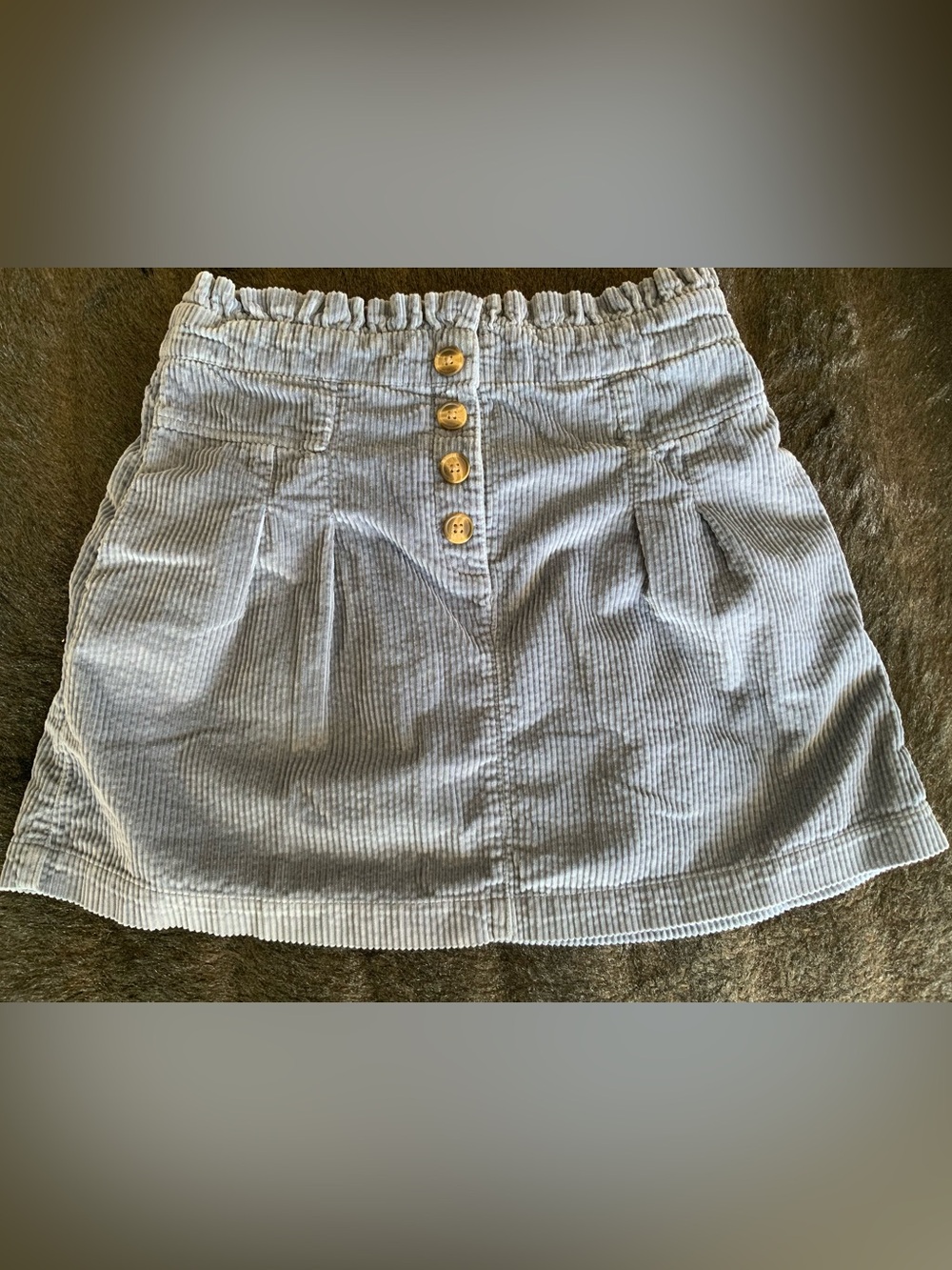 American Eagle Cornflower Blue Soft Corduroy Skirt Size Small